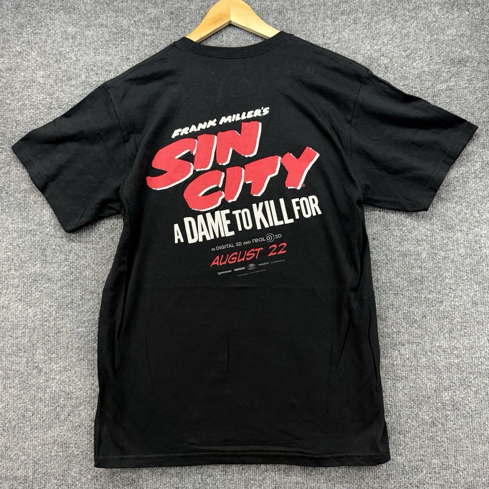 Sin City A Dame‎ To Kill For Movie Promo Graphic T-Shirt  2014 Size Medium